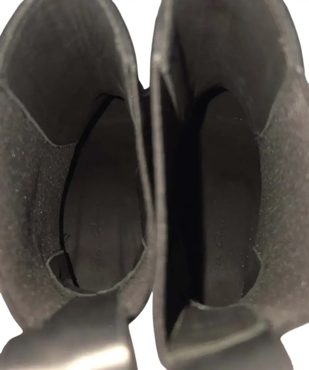 Rick Owens Grilled Kiss Boots US 8 EU 41 Mens Black Clear Transparent $2885